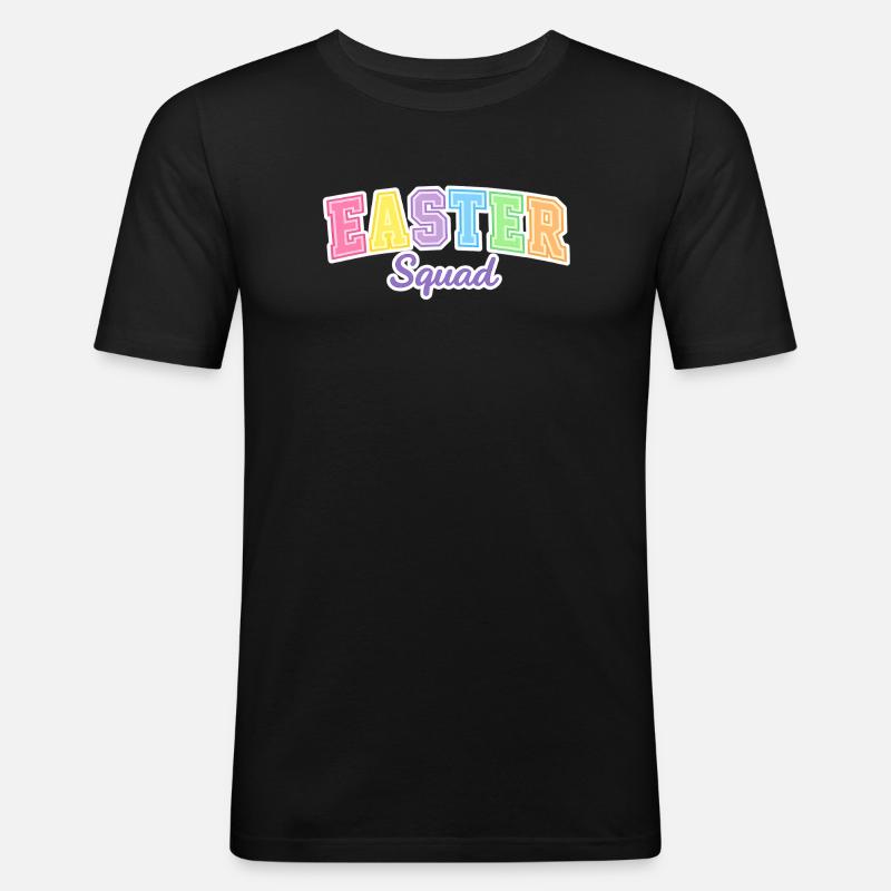 Easter Squad Egg Hunt - Men's Slim Fit T-Shirt - black