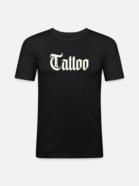Tattoo - Men's Slim Fit T-Shirt - black