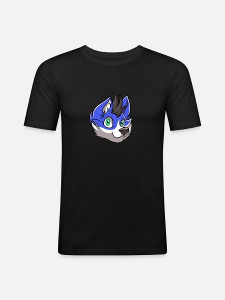 Furry Fandom Fursuits - Men's Slim Fit T-Shirt - black