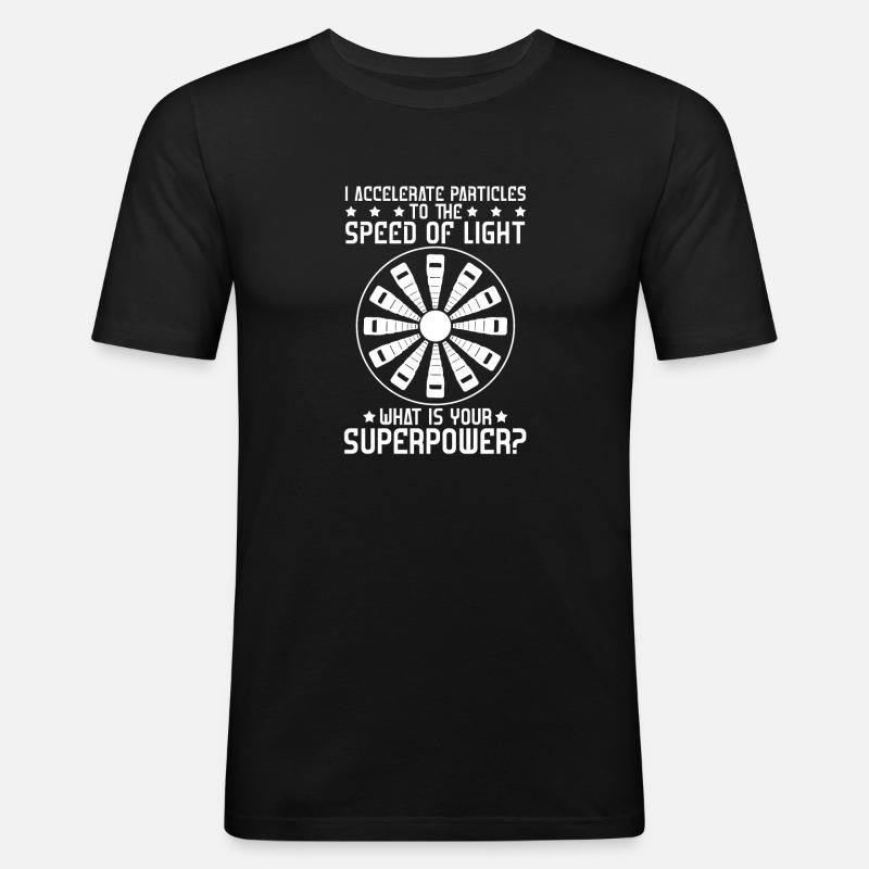 Physics Phyiker Applied Physics - Men's Slim Fit T-Shirt - black