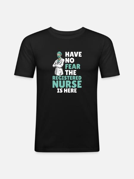 Nurse - Men's Slim Fit T-Shirt - black