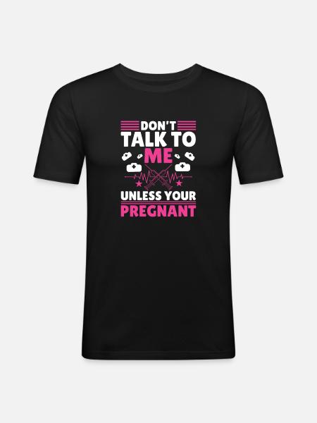 Midwife Future midwife - Men's Slim Fit T-Shirt - black