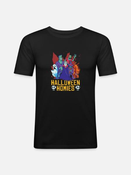 Halloween Vampire - Men's Slim Fit T-Shirt - black