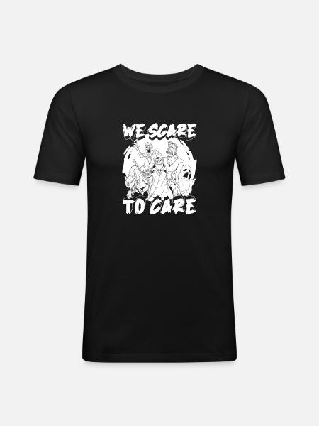 Halloween - T-shirt près du corps Homme - noir