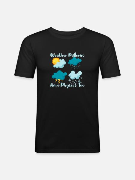 Physics Phyiker Applied Physics - Men's Slim Fit T-Shirt - black