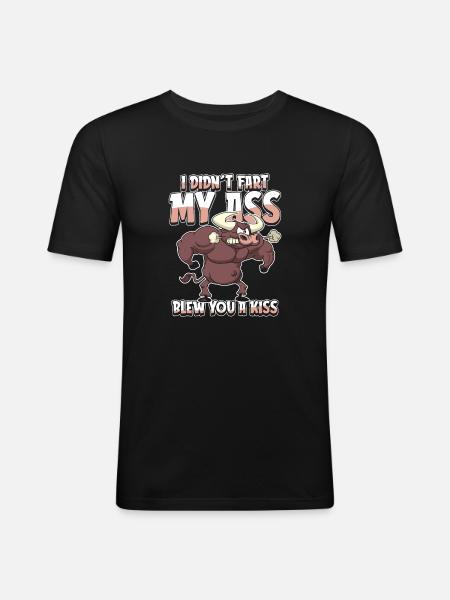 Bull Bull Cattle - Men's Slim Fit T-Shirt - black