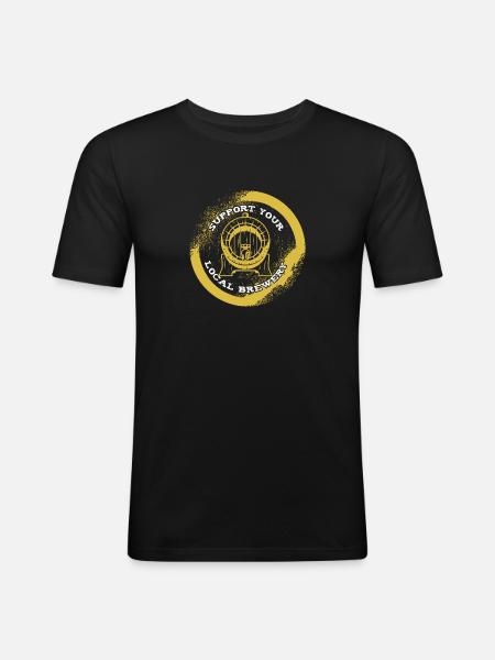 Craft Beer Bier Craftbier - Men's Slim Fit T-Shirt - black