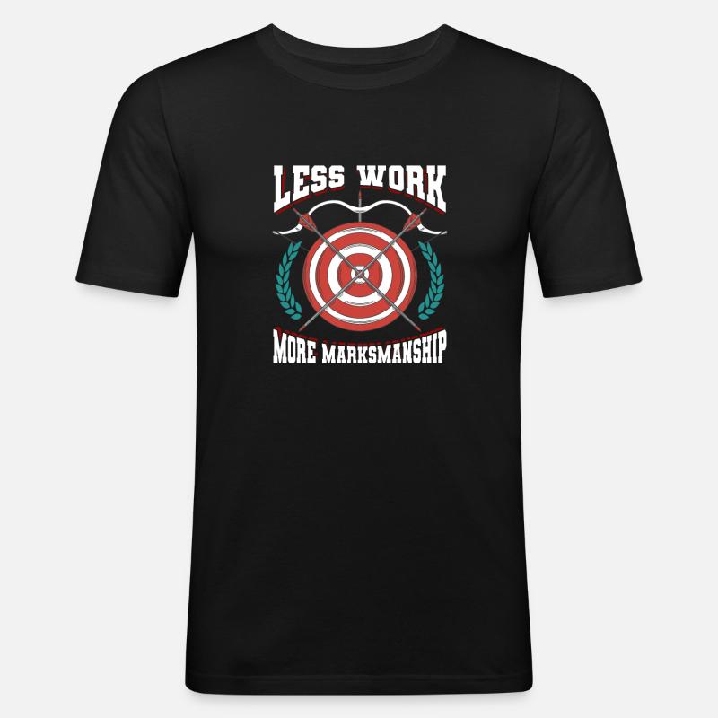 Archery Archery Archer Target - Men's Slim Fit T-Shirt - black