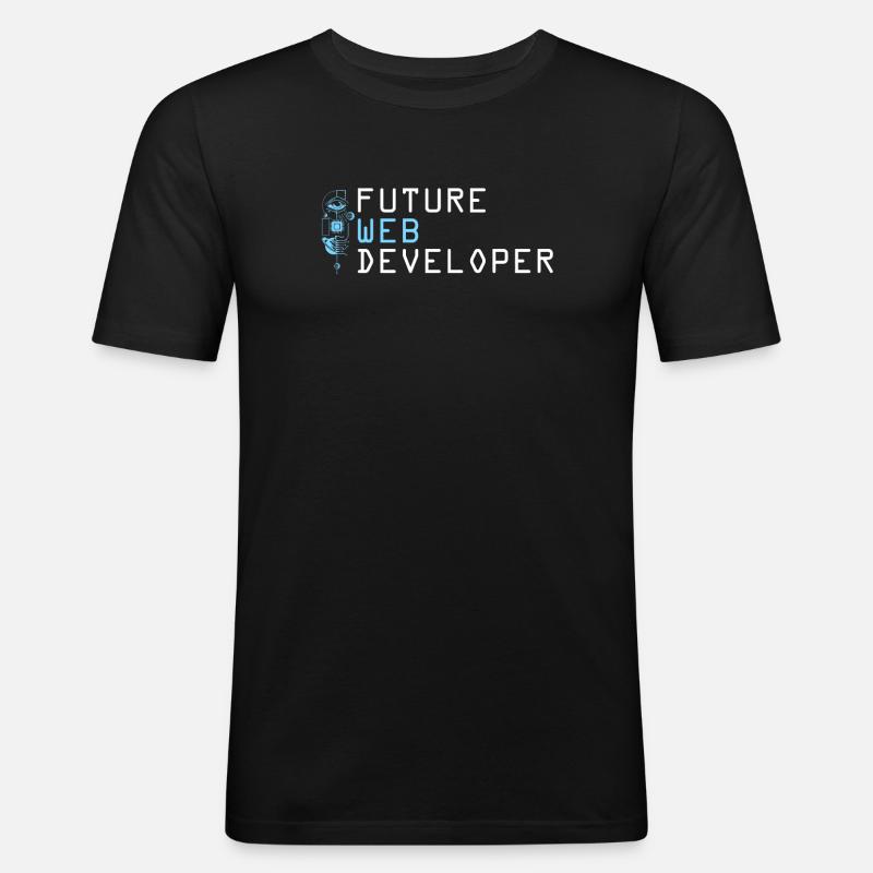 Web Developer Web Developer - Men's Slim Fit T-Shirt - black