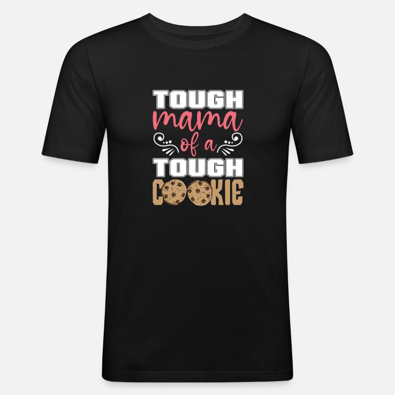 Mom Mutter Mutter - Männer Slim Fit T-Shirt - Schwarz