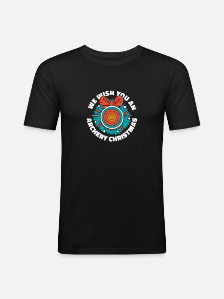 Archery Archery Archer - Men's Slim Fit T-Shirt - black