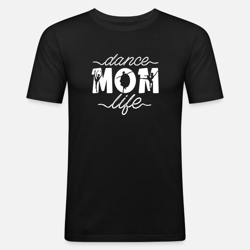 Maman Mère Mère Danse Mère - T-shirt près du corps Homme - noir