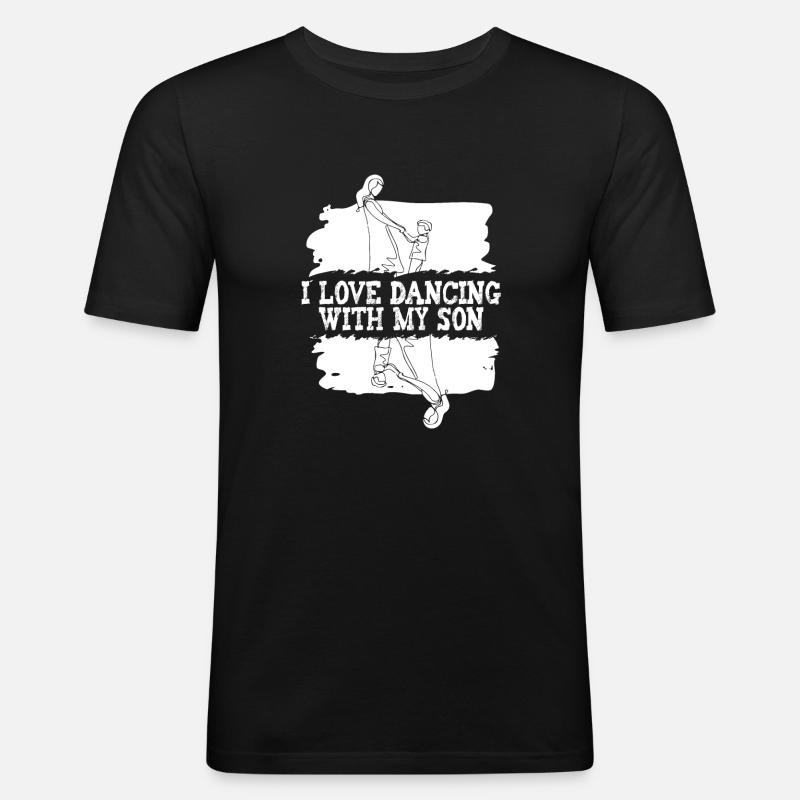 Maman Mère Mère Danse Mère - T-shirt près du corps Homme - noir