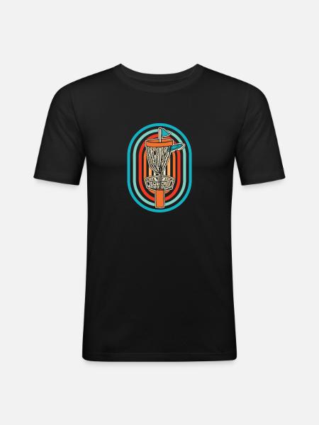 Frisbee Golf Disc Golf - Men's Slim Fit T-Shirt - black