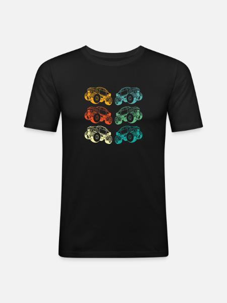 Monster Truck - T-shirt près du corps Homme - noir