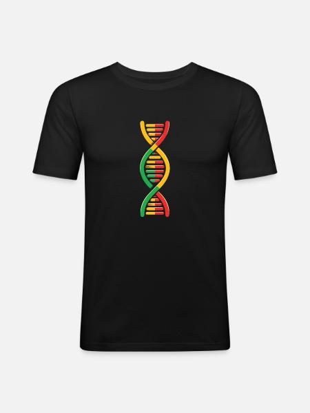 Reggae Its In My Dna - Men's Slim Fit T-Shirt - black