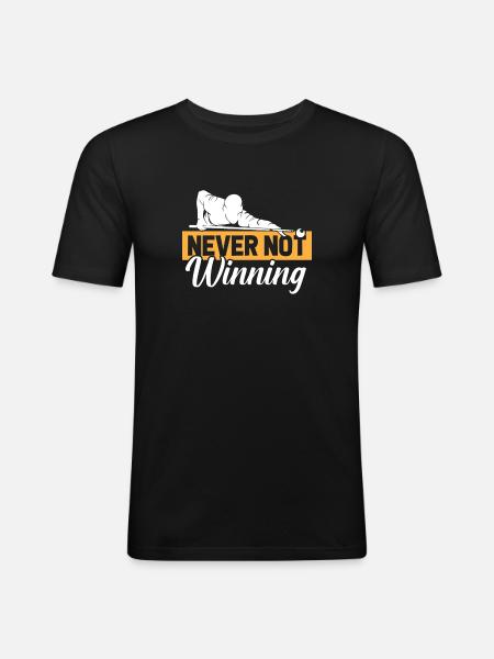 Billiards - Men's Slim Fit T-Shirt - black