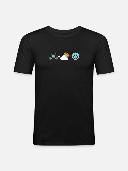 Golf Golfers Golfing - Men's Slim Fit T-Shirt - black