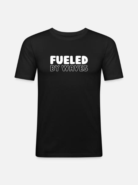 Sailing, Sailing, Sailboat - Men's Slim Fit T-Shirt - black
