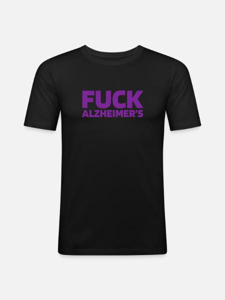 Alzheimer - T-shirt près du corps Homme - noir