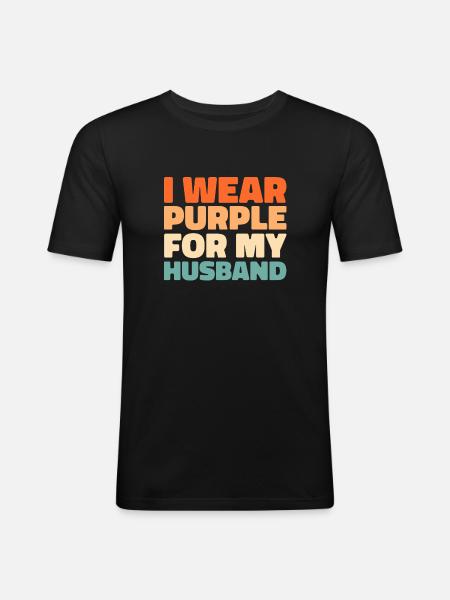 Alzheimer - Männer Slim Fit T-Shirt - Schwarz