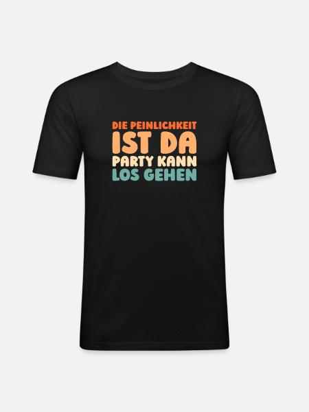 black humor - Men's Slim Fit T-Shirt - black