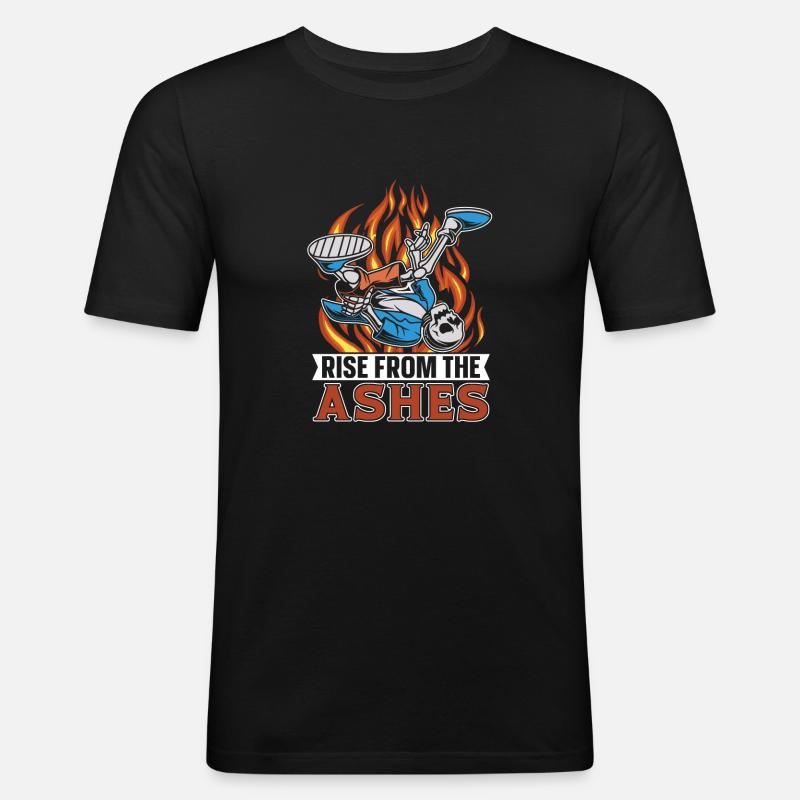 Breakdance Breakdancer Breakdancing - Männer Slim Fit T-Shirt - Schwarz