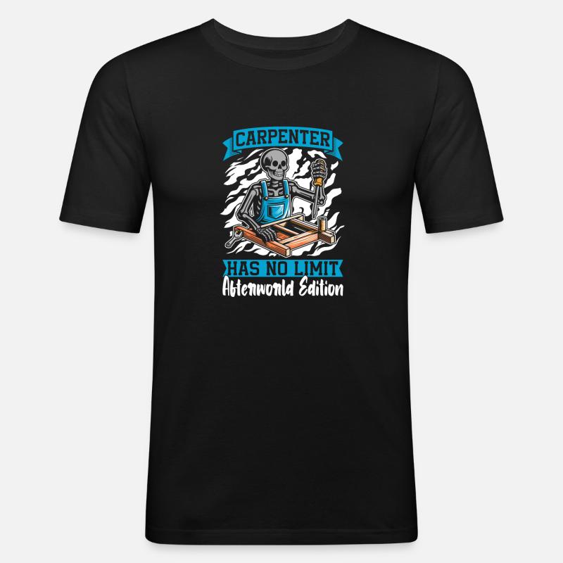 Carpenter Carpenter Carpenter Skeleton - Men's Slim Fit T-Shirt - black