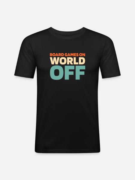 Board Game Board Game - Men's Slim Fit T-Shirt - black