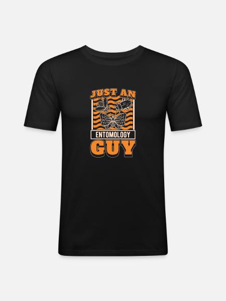Entomology Entomologist Insect - Men's Slim Fit T-Shirt - black