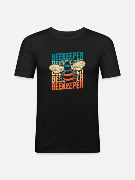 Beekeepers Beekeepers - Men's Slim Fit T-Shirt - black