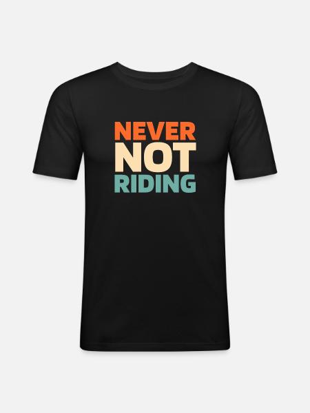 Quad - T-shirt près du corps Homme - noir