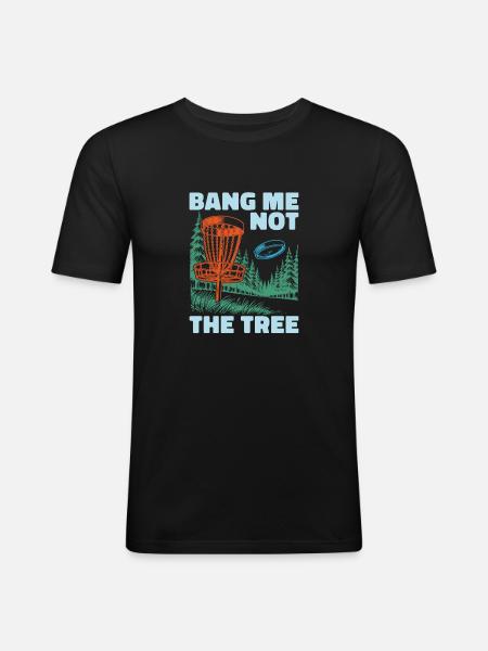 Frisbee Golf Disc Golf - Men's Slim Fit T-Shirt - black