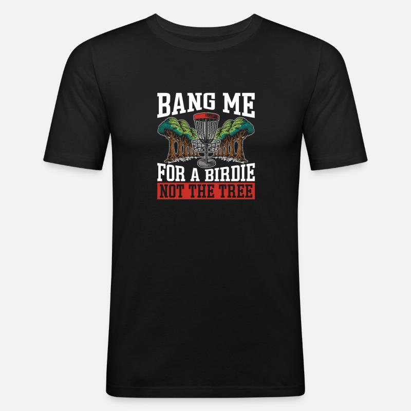 Frisbee Golf Disc Golf - Men's Slim Fit T-Shirt - black