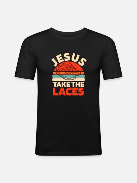 Baskets Christian - T-shirt près du corps Homme - noir