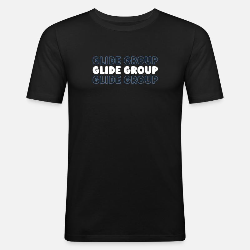 Paramotor Gleitschirmfliegen - Männer Slim Fit T-Shirt - Schwarz
