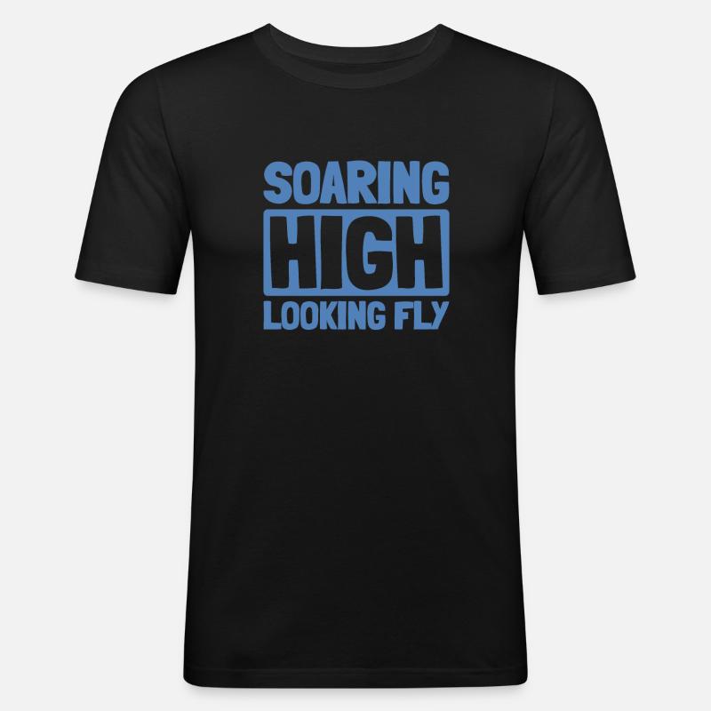Paramotor paragliding - Men's Slim Fit T-Shirt - black