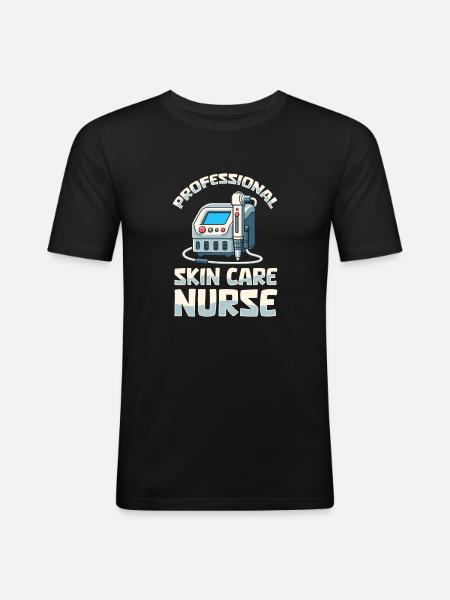 Dermatology Nurse - Men's Slim Fit T-Shirt - black