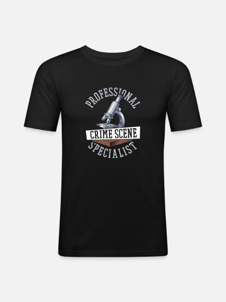 Forensics Forensic Experts - Men's Slim Fit T-Shirt - black