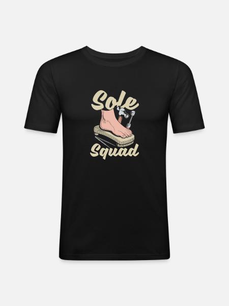 Chiropodist Squad - Men's Slim Fit T-Shirt - black