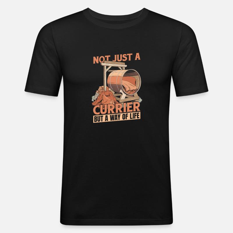Currier - Männer Slim Fit T-Shirt - Schwarz