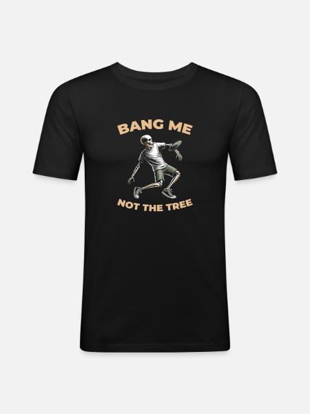 Frisbee Golf Disc Golf - Men's Slim Fit T-Shirt - black