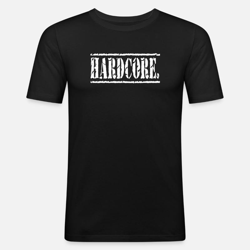 Hardcore - Men's Slim Fit T-Shirt - black