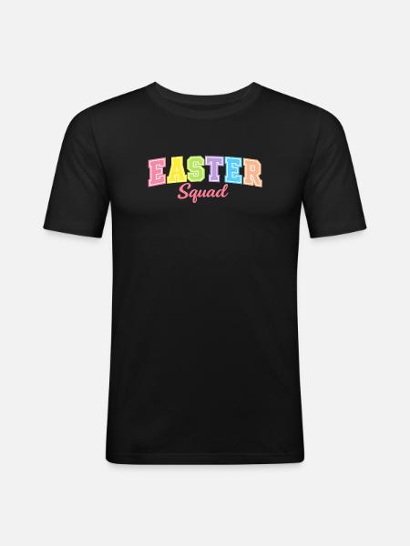 Happy Easter Bunny Easter Bunny Easter - Men's Slim Fit T-Shirt - black