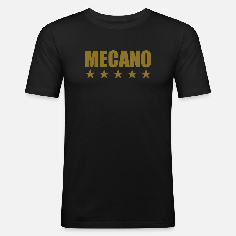 Mecano - Men's Slim Fit T-Shirt - black