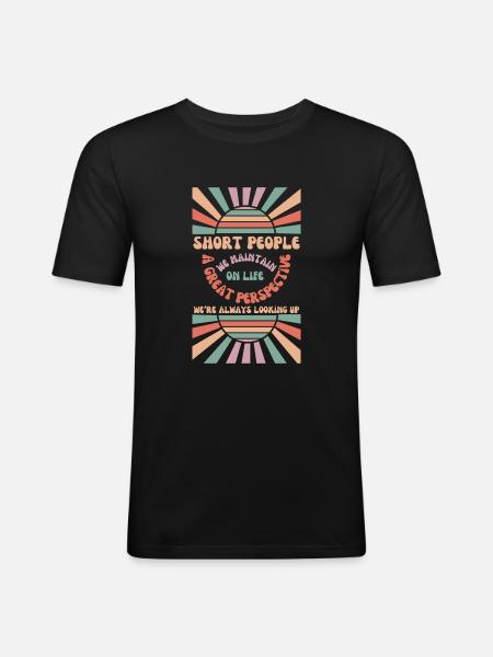 Little people - Men's Slim Fit T-Shirt - black