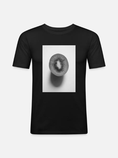 kiwi - Men's Slim Fit T-Shirt - black
