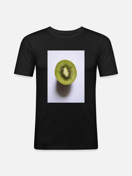 kiwi - Men's Slim Fit T-Shirt - black