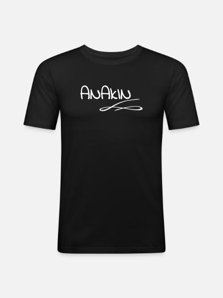 Lettrage graffiti d’Anakin - T-shirt près du corps Homme - noir