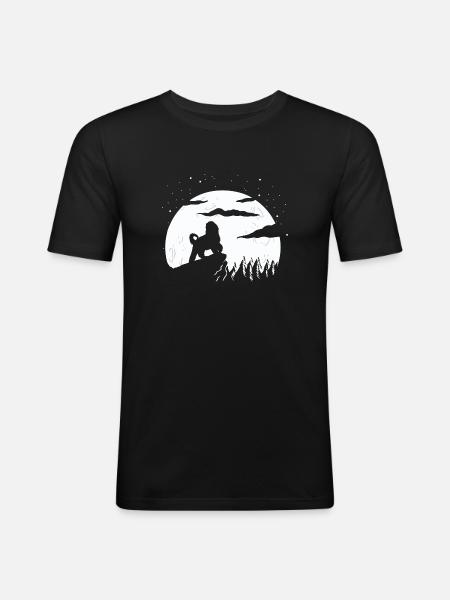 Bernedoodle Dog - Men's Slim Fit T-Shirt - black